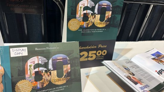 股票配资论 伯克希尔60周年纪念书热销 首日售出逾4400册